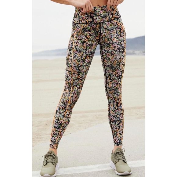 Free People Pants - Free People Movement S Eden Printed Floral Legging